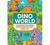 Dino World: A Roaring Coloring Adventure for Kids Ages 3-8: 50 All-New Dinosaur Scenes to Color and Enjoy - Featuring Silly, Cute, and Adventurous Dinos in Everyday and Prehistoric Fun!
