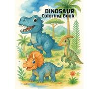 Dino World Adventures: A Cute Dinosaur Coloring Book with 30 Unique Species