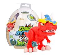 DINOBYTES Carner | Figura de acción Dinosaurio articulado con Casco y Funciones de Batalla niños y niñas +3 Años