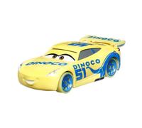 Dinoco Cruz Ramirez Disney Pixar Cars glow racers metalizado de 1:55, HPG76