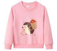 Dinopjs Jersey para niña, sudadera para niña, favorita clásica reina de flamencos, princesa conejito de Pascua, lindo erizo, pingüinos de Navidad, camiseta deportiva cálida para niñas de 2 a 9 años