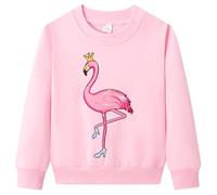 Dinopjs Jersey para niña, sudadera para niña, favorita clásica reina de flamencos, princesa conejito de Pascua, erizo dulce, pingüinos de Navidad, jersey deportivo cálido para niñas de 2 a 9 años, 98