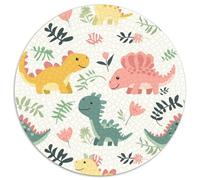 Dinosaur 1000 Piece Jigsaw Puzzle For Adults Family Challenge Toys Stress Relief Puzzle Cultivate The Spirit of Teamwork for Family Decorations 1000pcs (67.5x67.5cm)