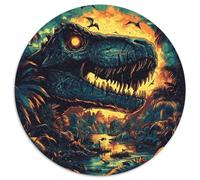 Dinosaur 1000 Teile Puzzle Für Erwachsene Bildungspiele Stressabbau-Puzzle Teamgeist Pflegen Für Die Ganze Familie, Geschenke Für Frauen & Männer 1000pcs (67.5x67.5cm)