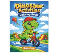 Dinosaur Activities Coloring Book for Kids Ages 3-6: Fun & Easy Dinosaur Coloring Pages with Games, Play Scenes, and Cute Baby Dinosaurs (THEAMAIA Kids Coloring Books)
