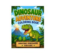 Dinosaur Adventure Coloring Book: Roar & Color