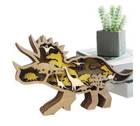 Dinosaur Animal Craft, Wooden Cutouts, Portable Exquisite Dinosaur Ornaments for Birthday Easter Christmas