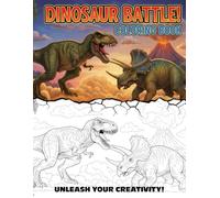 Dinosaur Battle Coloring Book