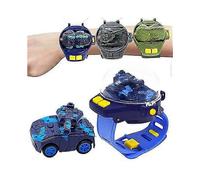 (Dinosaur,Blue)Remote Control Watch Car Toys, 2.4 Ghz Cartoon Rc Watch Racing Car Toy With Usb Charging Gift For Kids