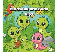 Dinosaur Book for Kids: Cute & Easy Baby Dino Coloring Pages