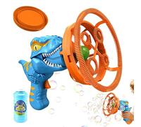 Dinosaur bubbleMachine - Automatic bubbleBlower Toy, Fun Foam Sprayer, Continuous bubbleMaker Entertainment Device | Patio Playtime, Birthday Celebration Activities, Backyard Adventure Moments, INT