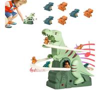 Dinosaur Climbing Stairs Toy, Dinosaur Roller Coaster Toy, Electric Race Track Game Fun Track Slide Roller Coaster for Children's Gifts Cultivate Children's Hands-On Ability (C#1-1 PCS)