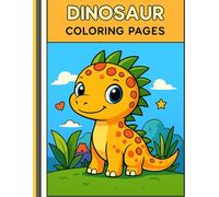 DINOSAUR COLORIN PAGES: “Trace, Color & Explore with Dinosaurs - A Fun Early Learning Book for Curious Kids”