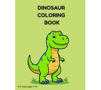 Dinosaur Coloring Book: 30 Bold, Simple Dinosaur Designs for Little Hands - 8.5 x 11 in