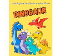 Dinosaur: coloring book - active book - for kids 4+