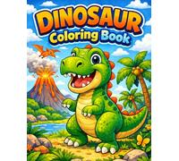 Dinosaur coloring book: Big, Simple and Easy Dino Pages for adults