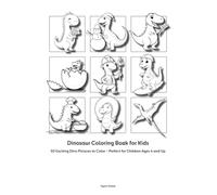 Dinosaur Coloring Book for Kids: 50 Exciting Dino Pictures to Color - Perfect for Children Ages 4 and Up