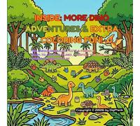 Dinosaur Coloring Book for Kids: 50 Fun & Easy Cute Dinosaurs for Boys & Girls Ages 4-8 | Big Bold Simple Pages for Relaxing Creative Fun