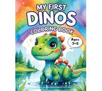 Dinosaur Coloring Book for Kids Ages 3-5: Cute and Fun Dinos to Color for Preschool and Kindergarten: 60 Pages of Adorable Dinosaur Coloring Fun | ... Toddlers and Preschoolers | 8.5 x 11 Inches