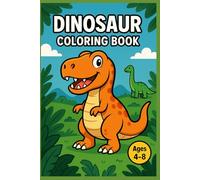 Dinosaur Coloring Book for Kids Ages 4-8