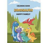 Dinosaur Coloring Book for kids: Easy Dinosaur Coloring pages for Boys and Girls