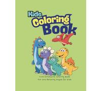 Dinosaur Coloring Book for Kids: Fun and Easy Dino Coloring Pages for Kids Ages 3-10 | Cute Dinosaurs for Boys and Girls (Little Learners Coloring Books by RoBro)