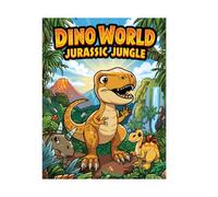 Dinosaur Coloring Book for Kids | Fun Jurassic Dino Coloring Pages for Boys & Girls (Dino World)