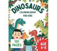 Dinosaur Coloring Book for Kids: Jumbo Dino Adventures with T-Rex, Triceratops & More! Fun & Educational Pages for Ages 4-8