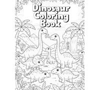 Dinosaur Coloring Book for Kids: Simple and Bold Outlines for Toddlers and Kids Ages 1-4 | Large Dinosaur Sketches for Early Learning and Creative Fun