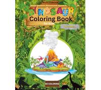 Dinosaur Coloring Book for Kids - Volume 1: 50 Black & White Coloring Pages for Kids