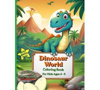 Dinosaur Coloring Book: Fun and Easy Dinosaur Coloring Pages for Kids Ages 4-6 (Sara Fun Learning & Activity Series)
