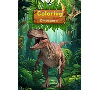 DINOSAUR COLORING BOOK: Livro para colorir com dinossauros