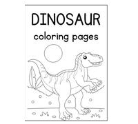 Dinosaur colouring book