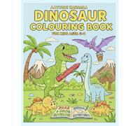 DINOSAUR COLOURING BOOK FOR KIDS: 4-8 YEARS AGE
