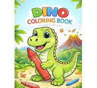 Dinosaur Colouring Book for Kids: Fun and Easy Dino Coloring Pages with Names | Cute Designs | Includes Coloring Samples