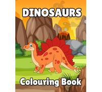 Dinosaur Colouring Book for Kids: Fun colouring pages with dinosaurs for children ages 2+.