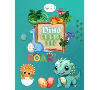 Dinosaur colouring Book , Hours Of Screen Free Fun & educative activity , promoting fine motor skills and creativity