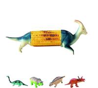 Dinosaur Corn on The Cob Holders,corn Holders for Corn on The Cob Dinosaur Cob Holders,Reusable & Easy To Clean Barbecue Skewers,for BBQ Picnic Camping Parties (B)