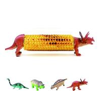 Dinosaur Corn on The Cob Holders,corn Holders for Corn on The Cob Dinosaur Cob Holders,Reusable & Easy To Clean Barbecue Skewers,for BBQ Picnic Camping Parties (F)