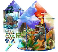 Dinosaur Discovery - Tienda de campaña para niños, una extraordinaria tienda de campaña de dinosaurios de aventura, tienda desplegable para niños, juguetes de dinosaurio para niños, regalo para niñas
