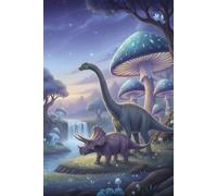 Dinosaur Dreams Notebook: A Magical Lined Journal for Kids - Fun & Creative Writing Adventure, 140 Pages