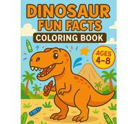 Dinosaur Fun Facts Coloring Book