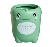 Dinosaur Garbage Bin - Compact Cute Shape, Sturdy Material Build, Spacious Storage Interior, Smooth Surfaces Container, Under-Table Friendly Waste Holder | Portable Easy-Carry Basket, Home Corner Use
