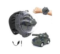 (Dinosaur,Grey)Remote Control Watch Car Toys, 2.4 Ghz Cartoon Rc Watch Racing Car Toy With Usb Charging Gift For Kids