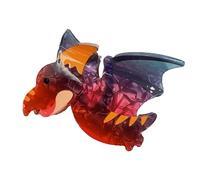 Dinosaur Hair Clips, Cute Acrylic Hair Accessories Girls, Trendy Non-Slip Hairpins & Kids, Lightweight Barrettes for Thick, Fine, Curly, Straight, Fun Gift