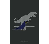 Dinosaur Hyacinth Macaw, Funny Indigo Macaw, Birb meme Notebook: Cute Trendy Dinosaur Wide Ruled Paper Notebook Journal | Pretty Wide Blank Lined ... for Home School College for Writing Notes