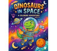 Dinosaur In Space: A Coloring Adventure