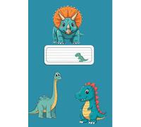 Dinosaur Journal and Sketchbook: Fun Notebook for Kids | 6x9 inch Composition Book with 114 Lined Pages for Writing, Doodling, and Drawing | Perfect Gift for Boys and Girls
