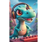 Dinosaur Journal for Boys Ages 4-8: 6x9" Notebook with Lined & Blank Pages + Bonus ColoUring Sheets