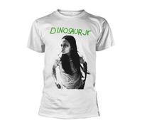 Dinosaur Jr Camiseta verde Mind Band Logo nuevo oficial hombre blanca talla S